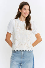 Load image into Gallery viewer, Embroidered Short Sleeve Blouse
