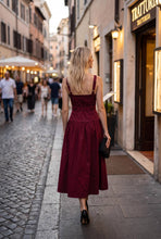 Load image into Gallery viewer, Belted Zip Front Midi Dress
