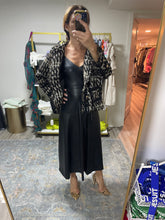 Load image into Gallery viewer, Black Faux Leather Midi Dress
