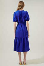 Load image into Gallery viewer, COBALT BLUE BUTTON FRONT DRESS
