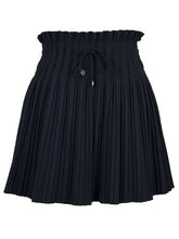 Load image into Gallery viewer, Black Pleated Mini Skirt
