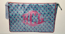 Load image into Gallery viewer, Monogrammed Vinyl Travel Bag
