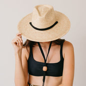 Load image into Gallery viewer, Natural Rancher Palm Hat
