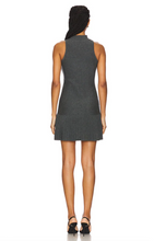 Load image into Gallery viewer, Charcoal Drop Waist Sweater Dress
