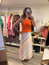 Load image into Gallery viewer, Orange Tie Back Sweater Tank
