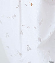 Load image into Gallery viewer, White Poplin Shirt with Back Embroidery Detail
