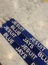 Load image into Gallery viewer, JESUIT and BLUE JAYS beaded purse strap
