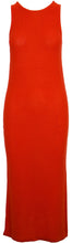 Load image into Gallery viewer, Orange Knit Tank Dress
