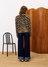 Load image into Gallery viewer, Leopard Pattern Cardigan Sweater
