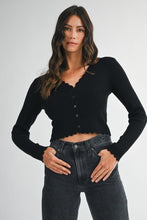 Load image into Gallery viewer, Scallop Edge Button Front Cardigan
