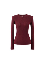 Load image into Gallery viewer, Round Neck Sweater with metallic details
