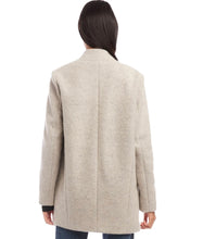 Load image into Gallery viewer, Taupe Collarless Single Button Blazer
