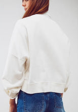 Load image into Gallery viewer, White Crewneck Sweatshirt
