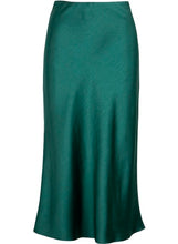 Load image into Gallery viewer, Emerald Green Satin Slip skirt
