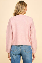 Load image into Gallery viewer, Light Pink Sweater with Stars
