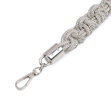 Load image into Gallery viewer, Silver Crystal Purse Strap

