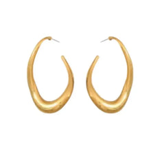 Load image into Gallery viewer, Crooked Loop Hoop Earrings
