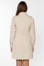 Load image into Gallery viewer, Cream Denim Button Front Dress
