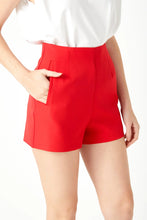 Load image into Gallery viewer, Red High Waisted Shorts
