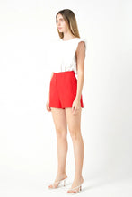 Load image into Gallery viewer, Red High Waisted Shorts
