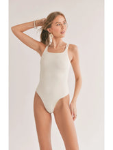 Load image into Gallery viewer, Ivory Square Neck Bodysuit
