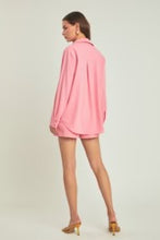 Load image into Gallery viewer, Pink Button Front Blouse
