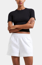 Load image into Gallery viewer, White Poplin Shorts
