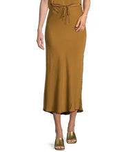 Load image into Gallery viewer, Toffee Bias Cut Maxi Skirt
