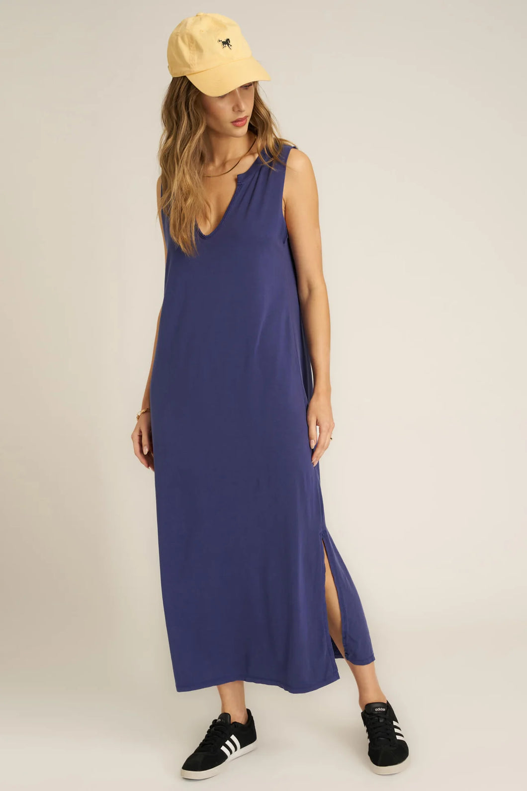 navy t shirt maxi dress Vero Moda Ava Lulu Long Dress Blue L Woman