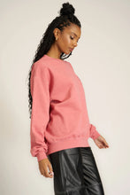 Load image into Gallery viewer, Dark Blush Embroidered Eye Sweatshirt
