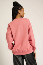 Load image into Gallery viewer, Dark Blush Embroidered Eye Sweatshirt
