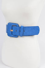 Load image into Gallery viewer, Faux Croc Leather Waist Belt. PB7979COB
