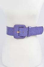 Load image into Gallery viewer, Faux Croc Leather Waist Belt. PB7979COB
