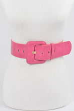 Load image into Gallery viewer, Faux Croc Leather Waist Belt. PB7979COB
