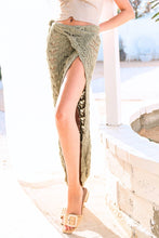 Load image into Gallery viewer, BEACH COVERUP CROCHET WRAP MIDI SKIRT
