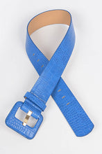 Load image into Gallery viewer, Faux Croc Leather Waist Belt. PB7979COB
