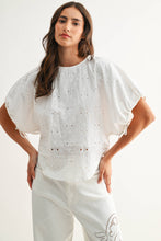 Load image into Gallery viewer, Embroidered White Cotton Blouse
