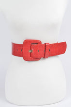 Load image into Gallery viewer, Faux Croc Leather Waist Belt. PB7979COB
