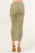 Load image into Gallery viewer, BEACH COVERUP CROCHET WRAP MIDI SKIRT
