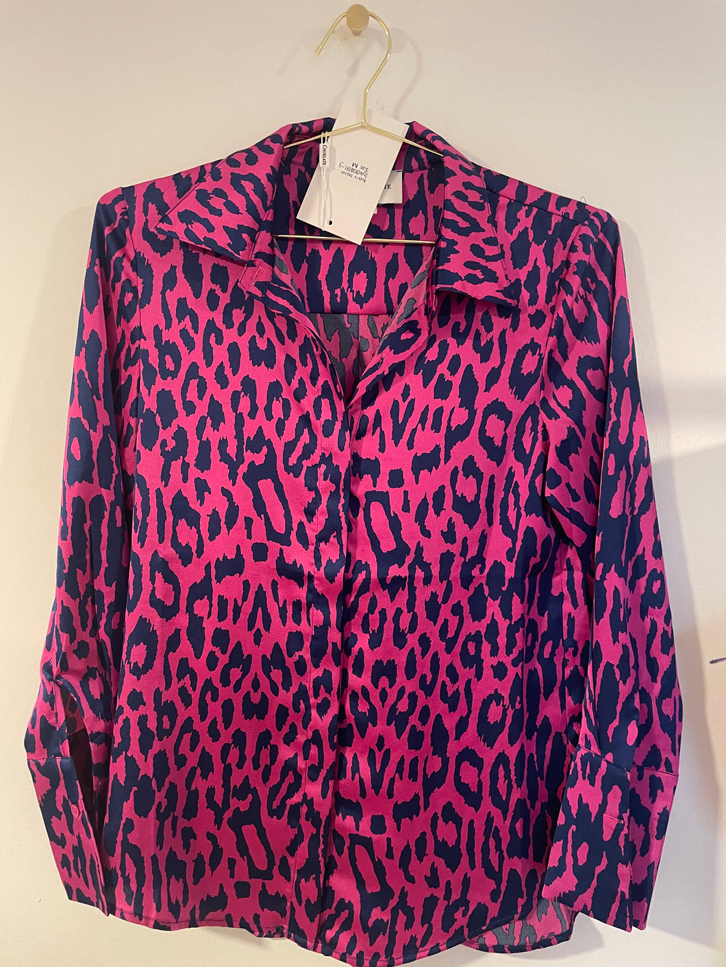 Pink and purple Leopard Shirt