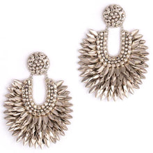 Load image into Gallery viewer, Spike Drop Earrings-Gold and Silver
