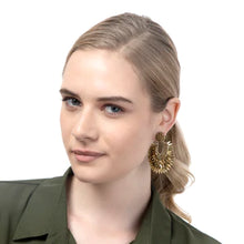 Load image into Gallery viewer, Spike Drop Earrings-Gold and Silver
