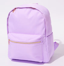 Load image into Gallery viewer, Nylon Backpack with Gold Zipper-Various Colors
