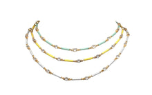 Load image into Gallery viewer, Enamel and Crystal Necklace
