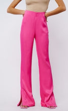 Load image into Gallery viewer, Hot Pink Split Hem Pants
