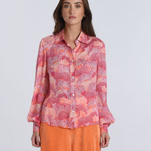 Load image into Gallery viewer, Pink Leopard Print Blouse
