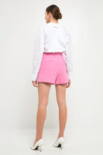 Load image into Gallery viewer, Pink Pintuck Shorts
