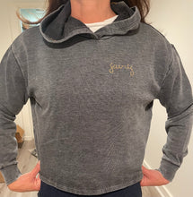 Load image into Gallery viewer, Custom sweatshirt with hand stitched  &#39;SAINTS&#39;
