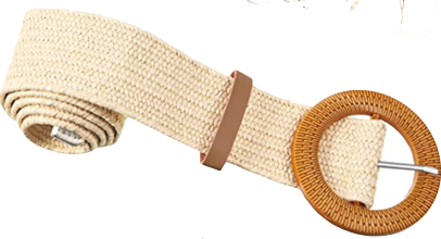 Belt Light Tan Woven