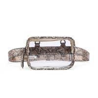 Load image into Gallery viewer, Clear Game Day Fanny Pack-Converts to Crossbody bag
